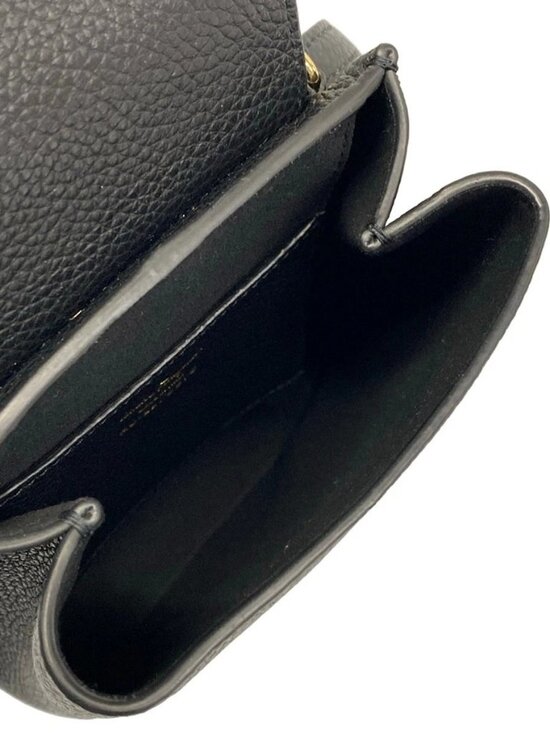 Salvatore Ferragamo Gancini 220376 Black Leather - Backpack main image 5